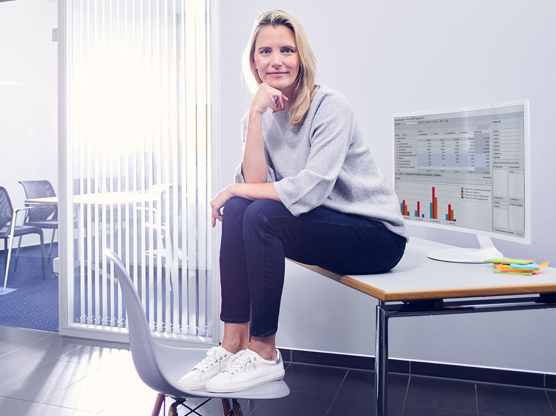 Effizient Arbeiten und Organisieren mit ibo Frau im New Leadership Training
