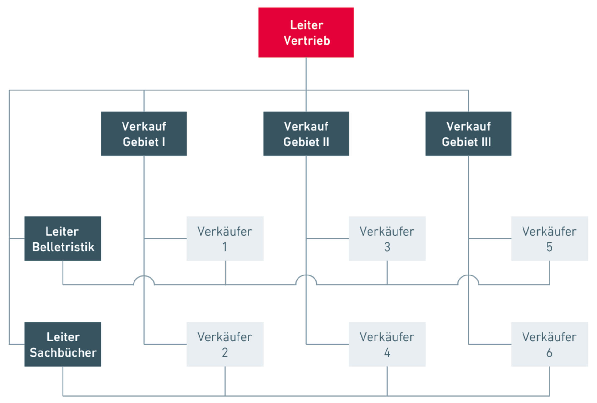 Matrixorganisation Organigramm Beispiel