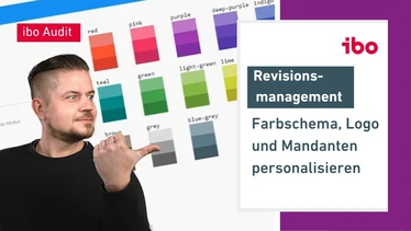 Farbschema, Logo und Mandanten personalisieren | ibo Audit