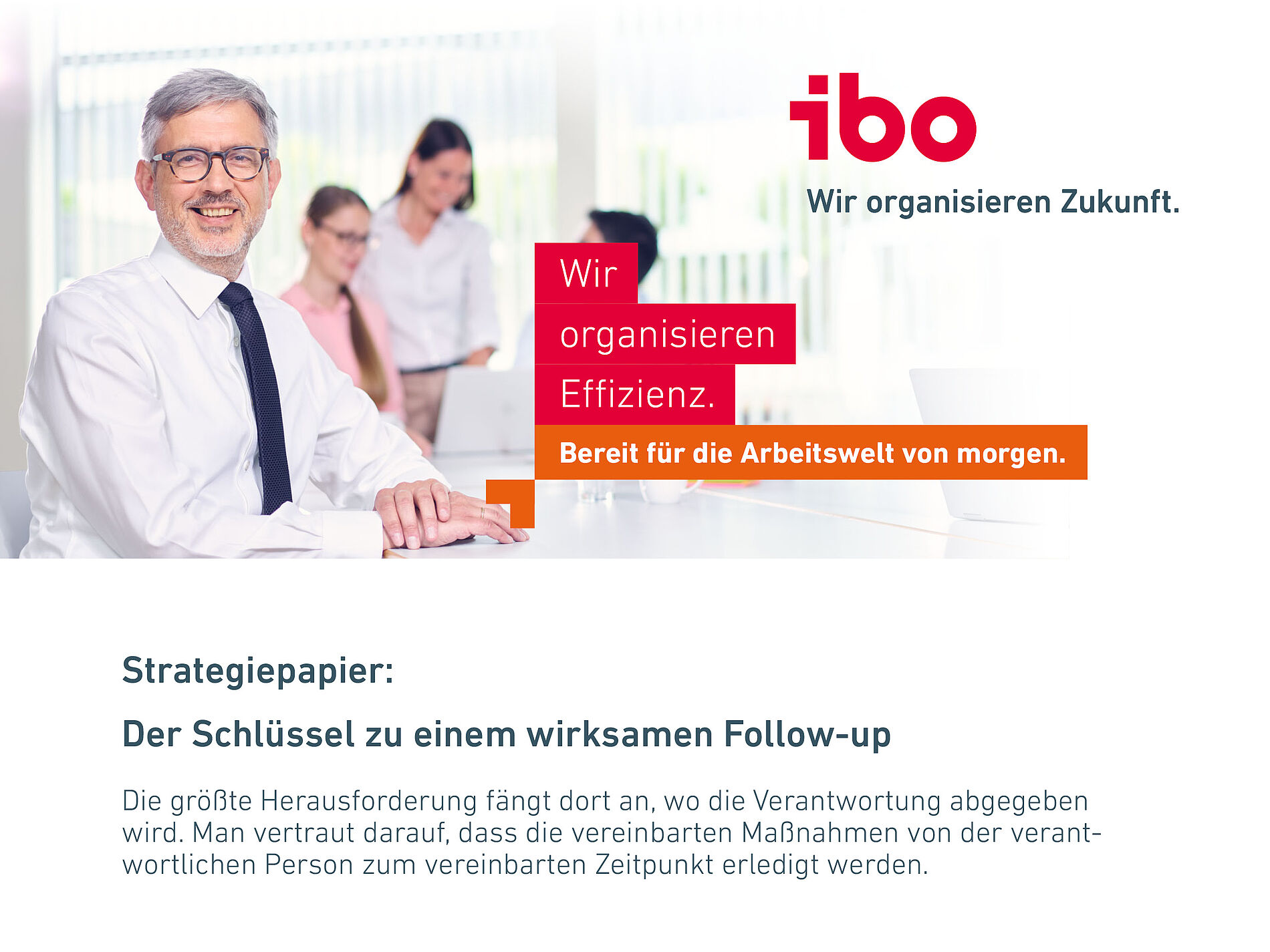 Strategiepapier für ein wirksames Follow-up