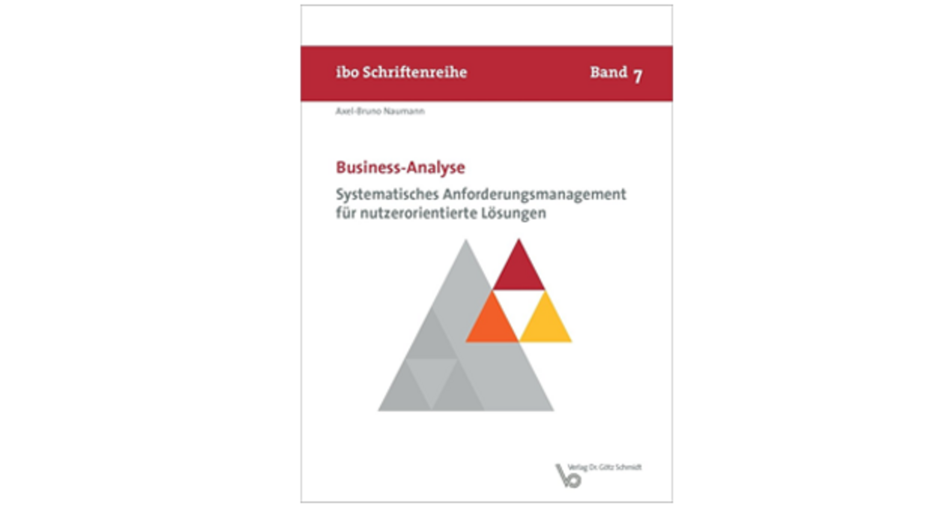 Cover des Buches Business-Analyse aus der ibo Schriftenreihe