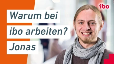 Softwareentwickler Jonas spricht über die Arbeit bei der ibo Software GmbH