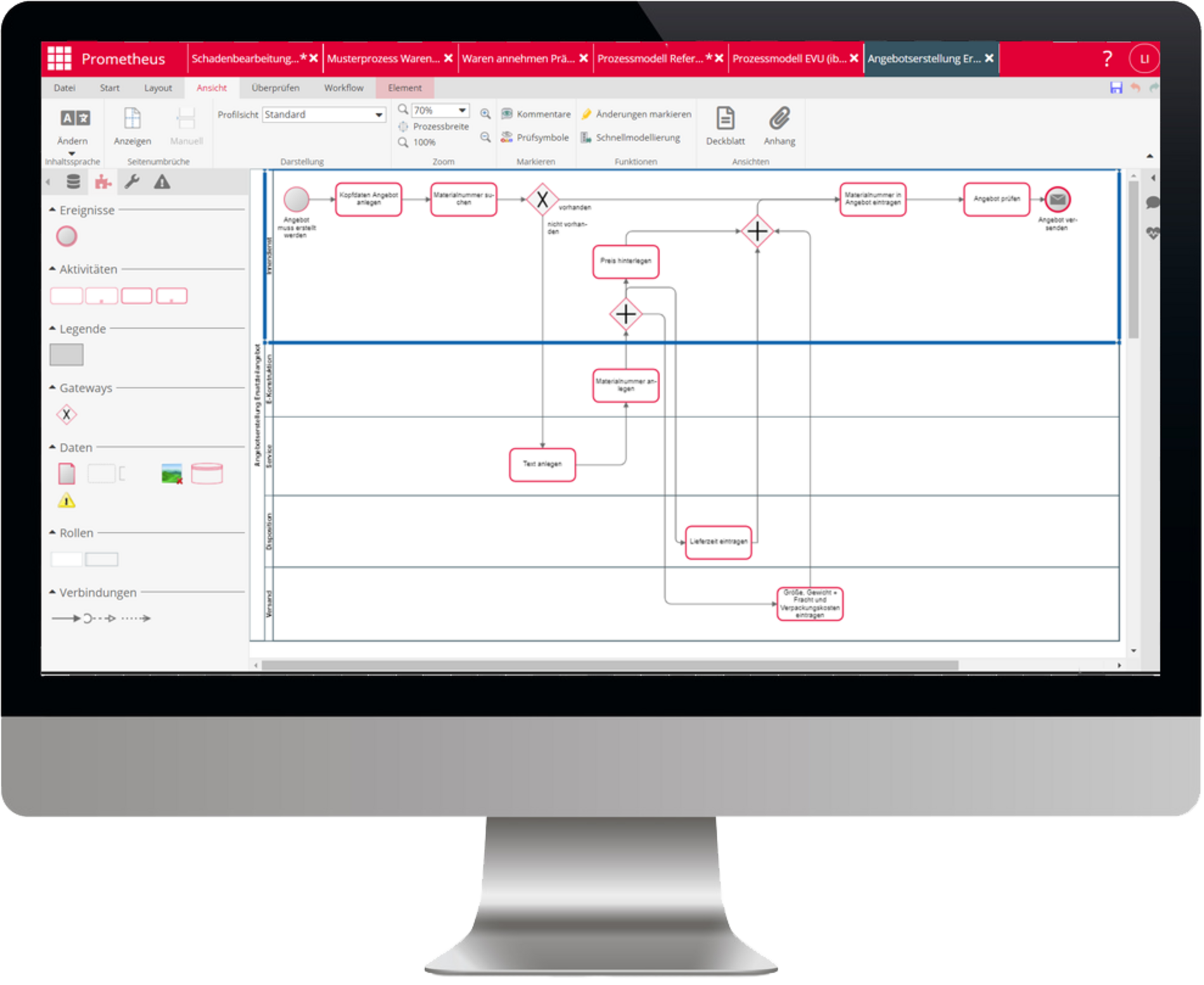 BPMN Tool ibo Prometheus Beispiel-Screenshot