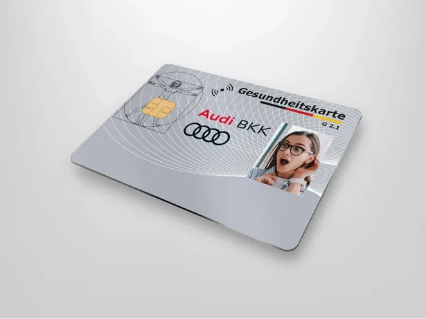 Gesundheitskarte der Audi BKK Gesundheitskarte der Audi BKK - Copyright Audi BKK