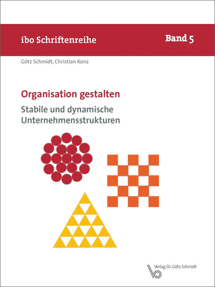 Buch Organisation gestalten Vorderansicht des Buches Organisation gestalten